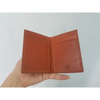 Ví da đứng BB - Da bò thật 100%