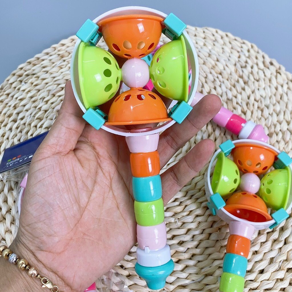 Bộ đồ chơi xúc xắc lục lạc nhiều màu sắc cho bé ( Nhập khẩu Thái Lan )
