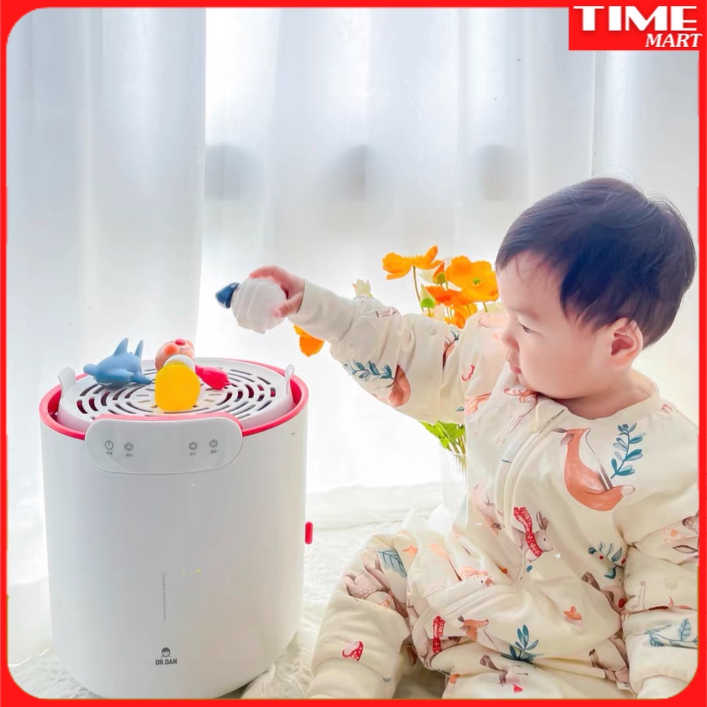 Máy Tiệt Trùng Bình Sữa và đồ chơi Cho Trẻ Sơ Sinh.Chính hãng Delmar Deerma Hai Trong Một Sấy Khô Ôn Đới [TIME_MART]