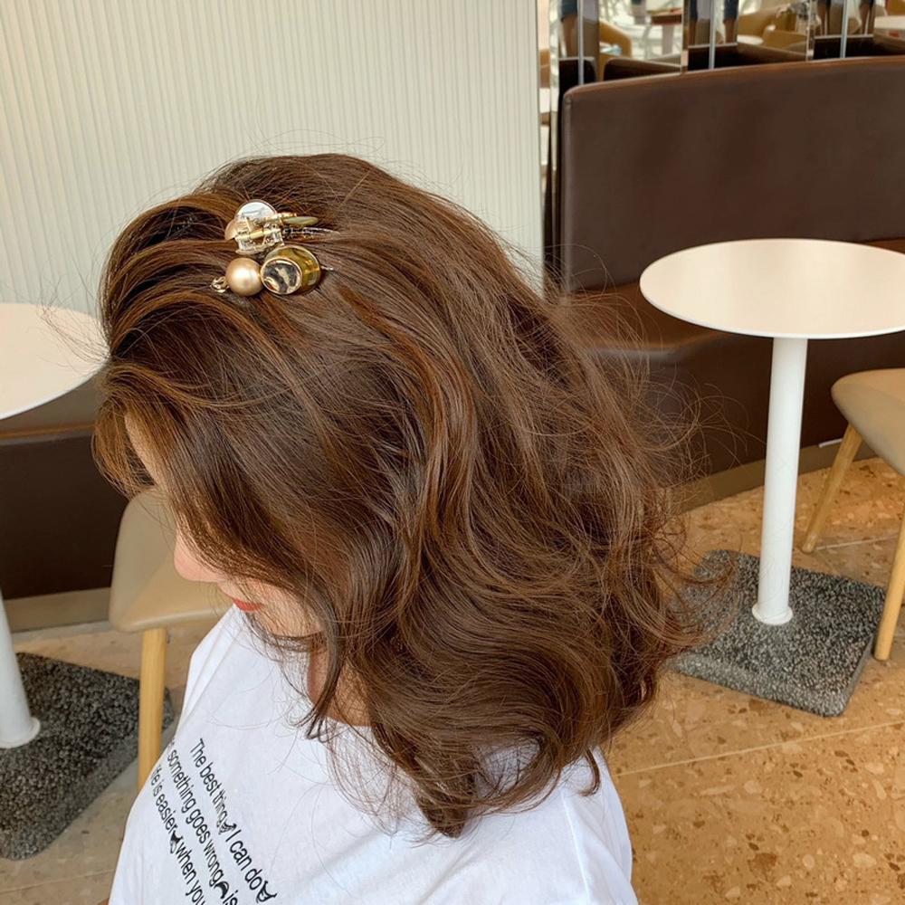 Kẹp Tóc Càng Cua Đính Ngọc Trai Thời Trang Cho Nữ