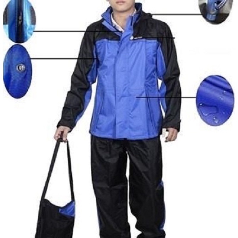 Bộ áo mưa hai lớp cao cấp chống thấm,chống rét Thảo Kiên Thủ Đô