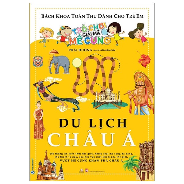 Sách - Trò Chơi Giải Mã Mê Cung - Du Lịch Châu Á - 8935074121479
