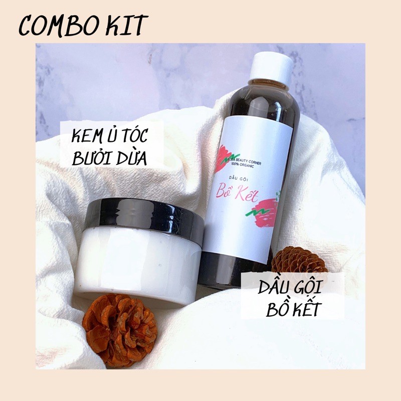 COMBO KIT - Bộ Sản Phẩm Chăm Sóc Tóc Dành Cho Đi Du Lịch - SODA Beauty Corner.