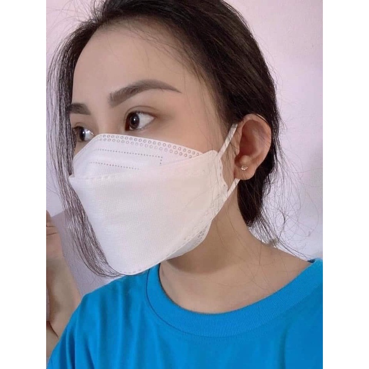 Túi 10 Chiếc Khẩu Trang 4D KF94 Kháng Khuẩn Cho Người Lớn Chống Bụi Mịn