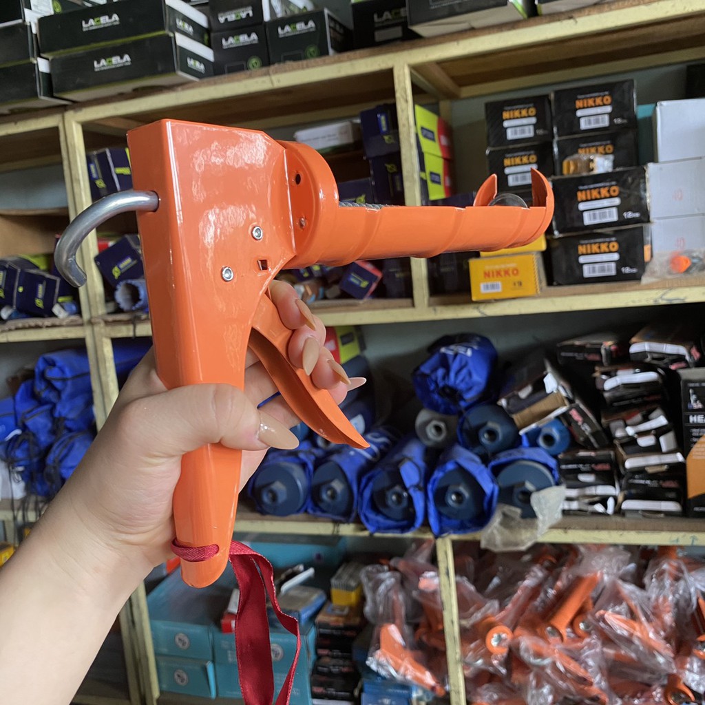 ❖ẢNH HÀNG THẬT❖ Súng bắn keo sillicon cam kapussi có cắt 👉 Chuyên dụng trong việc bắn các loại keo