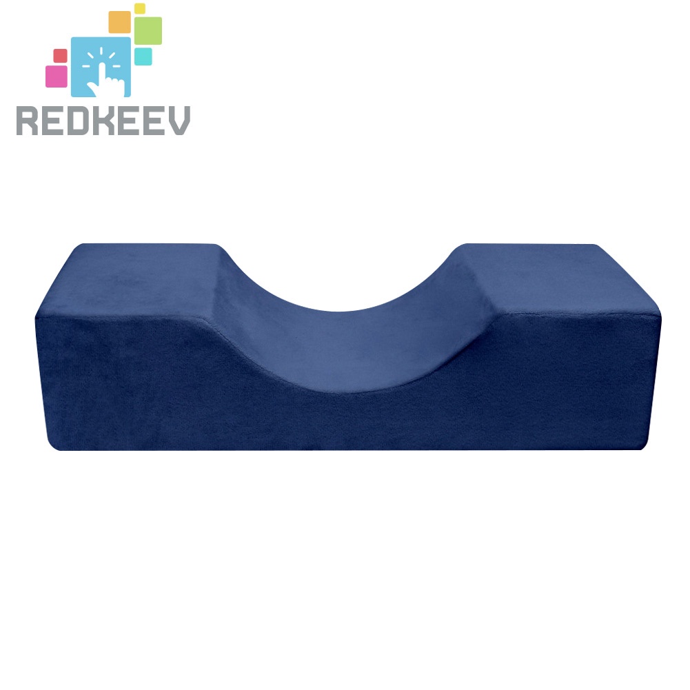 Gối kê cổ bằng mút hoạt tính hỗ trợ nối mi tiện dụng