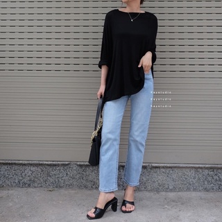 [KAYSTUDIO] ÁO ĐEN TMAX TAY DÀI