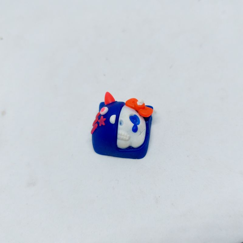 Keycap resin kitty Evil Clone trang trí bàn phím cơ gaming
