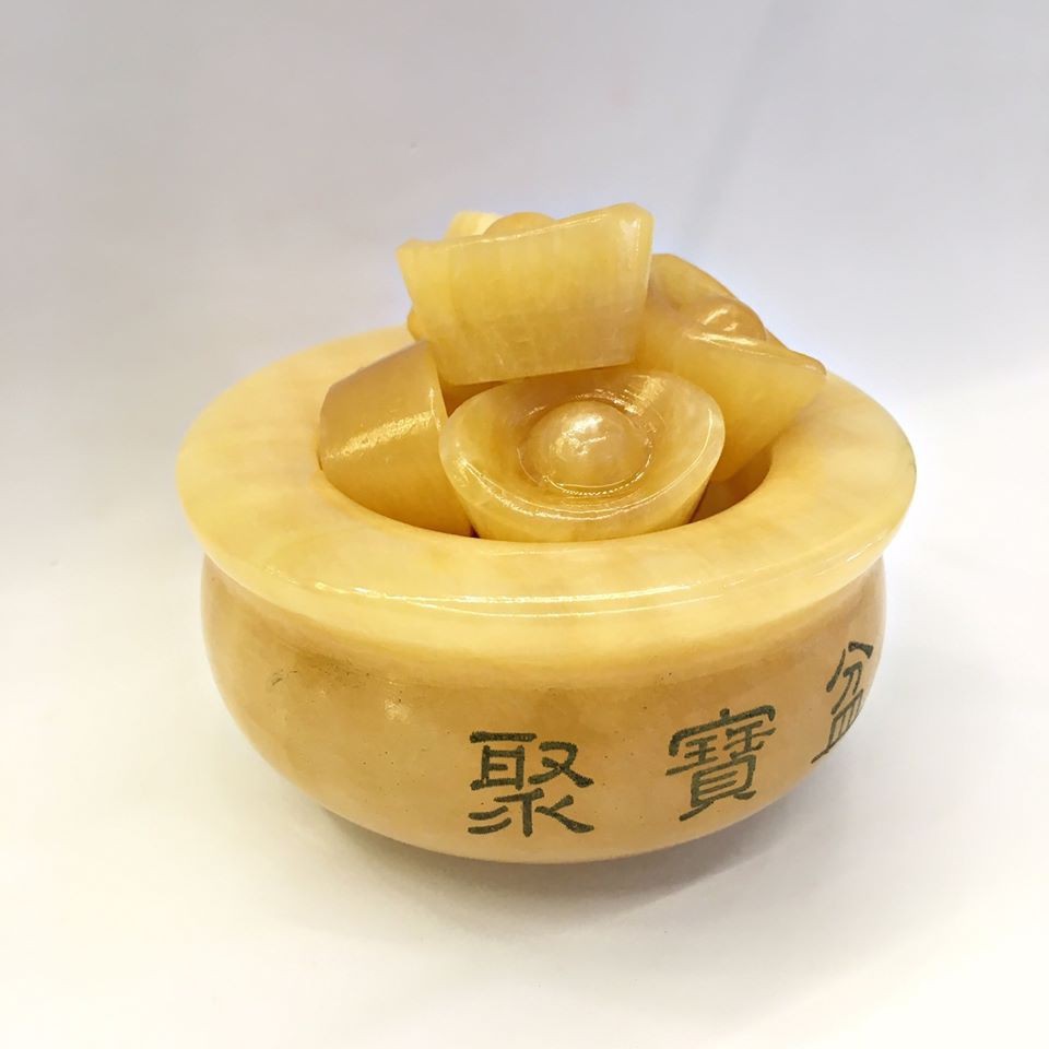 Bát Tụ Bảo Ngọc Hoàng Long 8 Hũ Vàng Lớn Chiêu Tài Hút Lộc Vàng Rủng Rỉnh Vật Phẩm Phong Thủy VT180