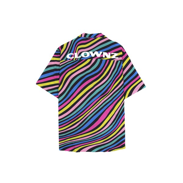Áo sơ mi local brand Clownz Color Waves Short Sleeve Shirt