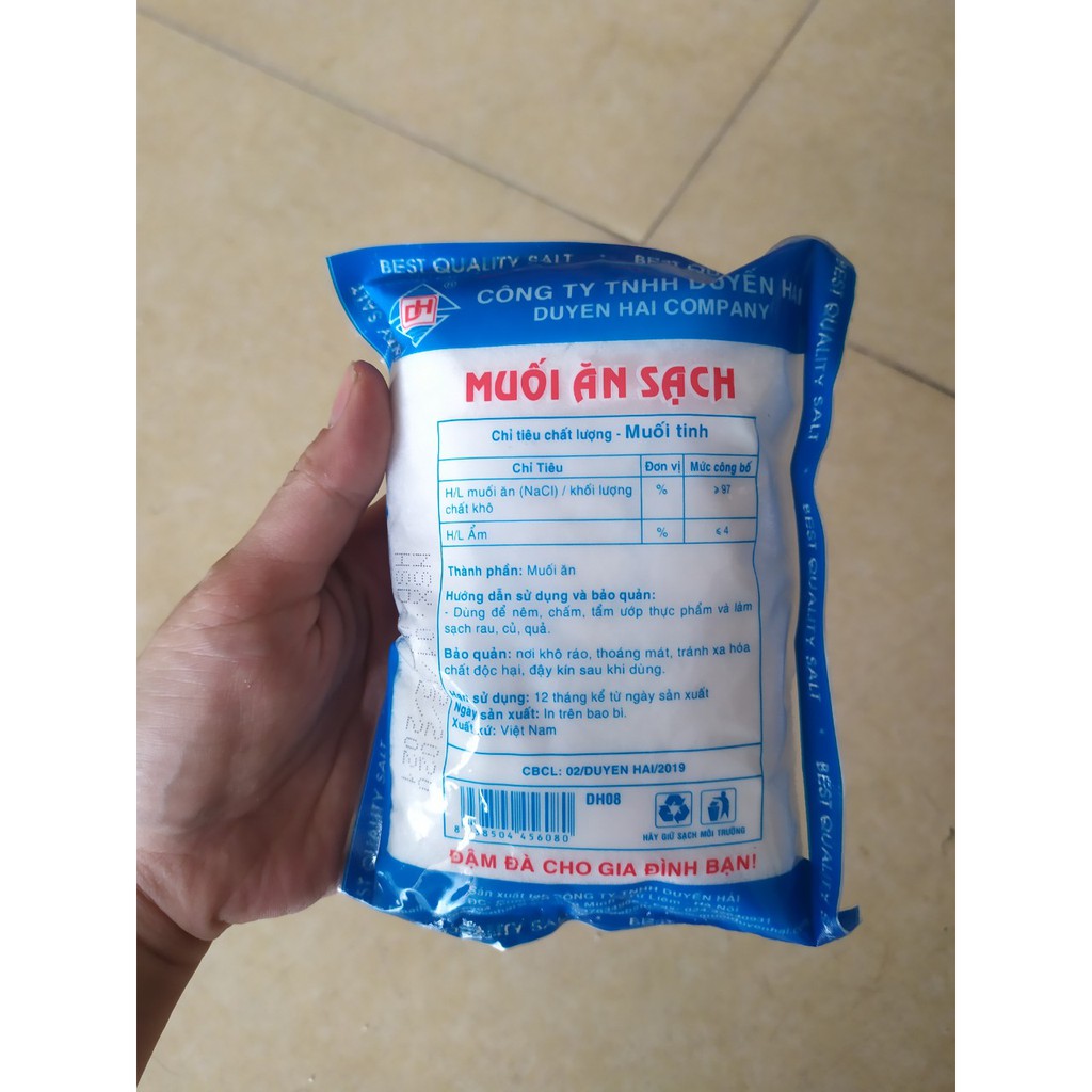 Muối tinh sạch gói 250g