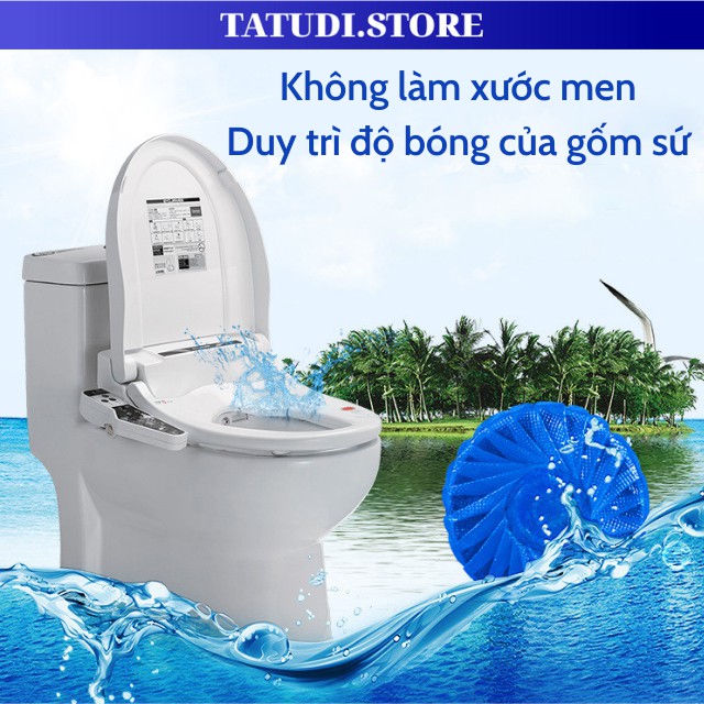 Gói 10 viên thả tẩy bồn cầu toilet siêu mạnh diệt khuẩn lưu hương thơm tự nhiên dịu nhẹ thoáng mát và tiện dụng