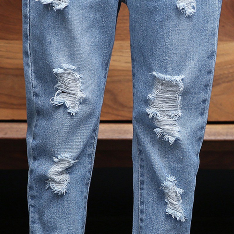 Quần Denim Lưng Thun Cho Bé