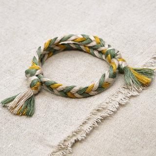 Vòng đeo tay dệt nhiều sợi phong cách boho