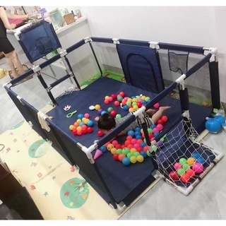 Quây bóng, quây cũi nhà bóng cho bé có ném bóng rổ - Kích thước 1m2x 2m3