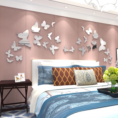 Tranh Mica Đàn bướm xuân Trang trí phòng khách, cửa hàng, phòng ngủ Nhiều Size - EPeBen