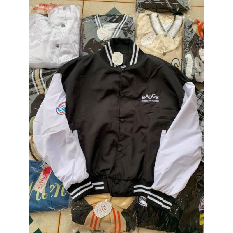 [Ảnh thật]ÁO KHOÁC DÙ KIỂU BOMBER LOGO THÊU | BigBuy360 - bigbuy360.vn