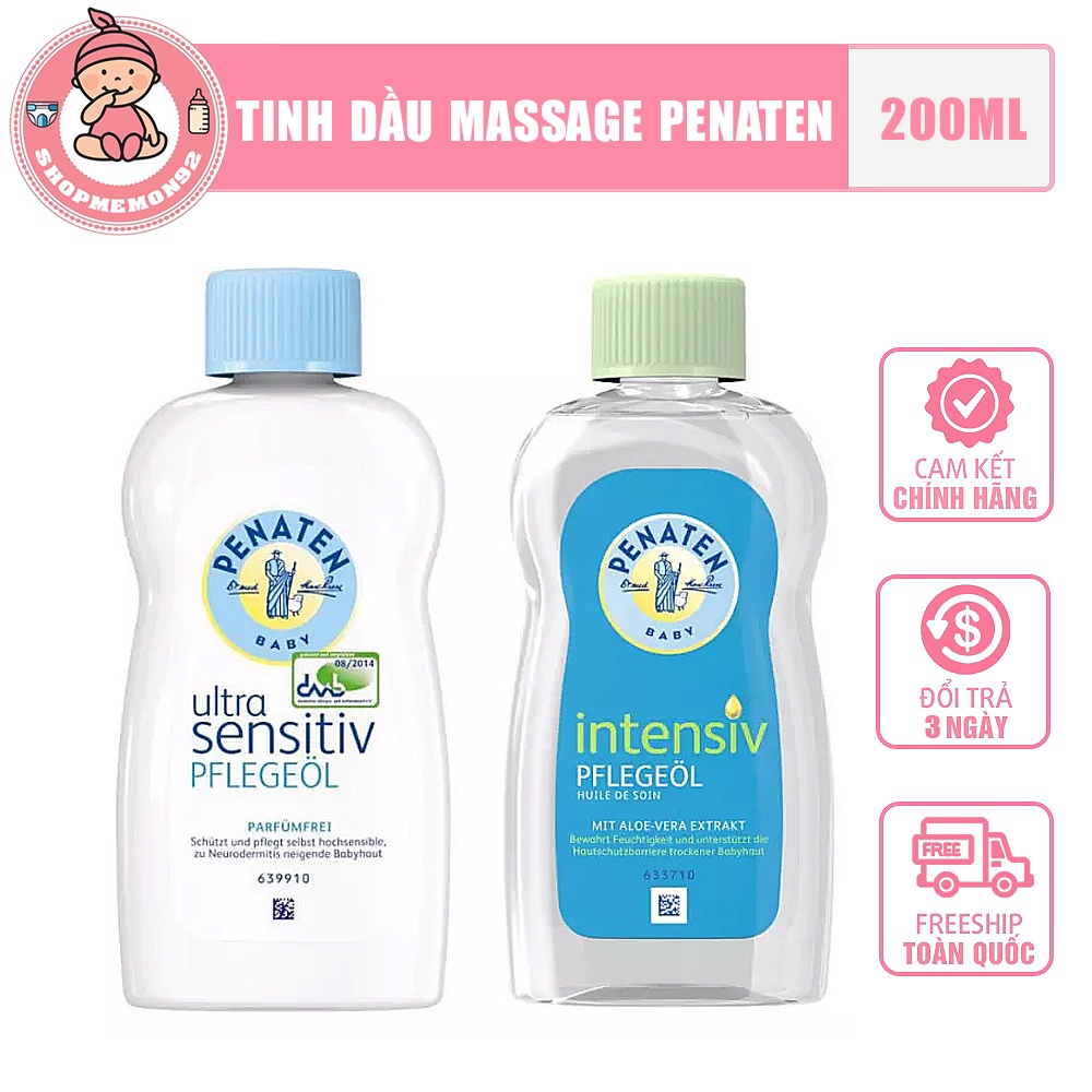 Tinh dầu Massage Penaten cho bé