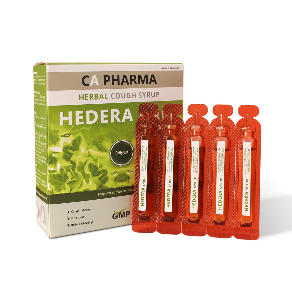 SIRO HO THẢO DƯỢC HEDERA (DẠNG ỐNG)