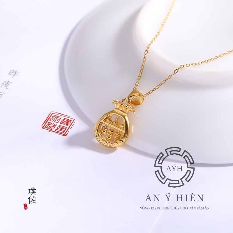 Charm Bàn tính tụ lộc #C545