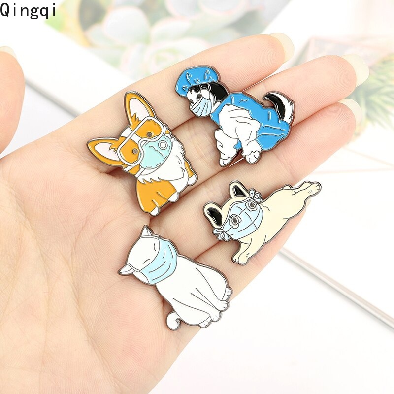 Ghim cài áo Miss Zoe thiết kế hình động vật hoạt hình đáng yêu