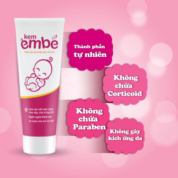 ✅[ CHÍNH HÃNG ] Kem Em Bé 20g - Làm dịu vết mẩn ngứa, rôm sẩy, côn trùng đốt - Ngăn ngừa thâm sẹo