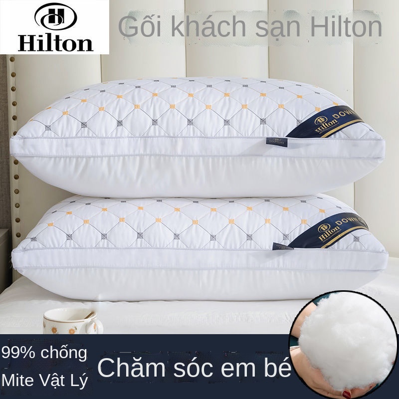 Khách sạn Hilton Gối lõi lông nhung mềm cho sinh viên Gói gối đôi dành cho người lớn Bộ gối lõi dành cho người lớn dành