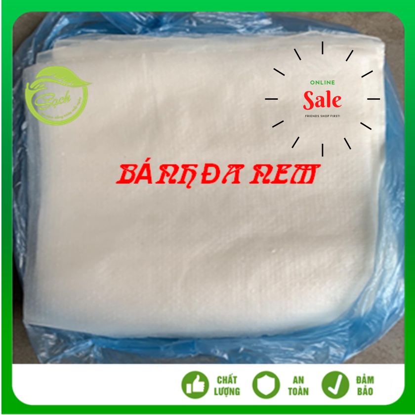 1kg bánh đa nem nam định vuông, nem rán, bánh cuốn nem, loại1 thơm ngon giòn