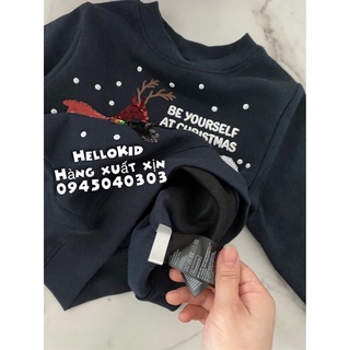 Áo nỉ Sequin lật noel cho bé