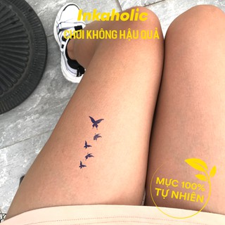 [CHÍNH HÃNG]💧Hình Xăm Tạm Thời Y Chang Xăm Thật💯Chiết xuất Tự Nhiên🕉️400+Thiết Kế - Butterflies