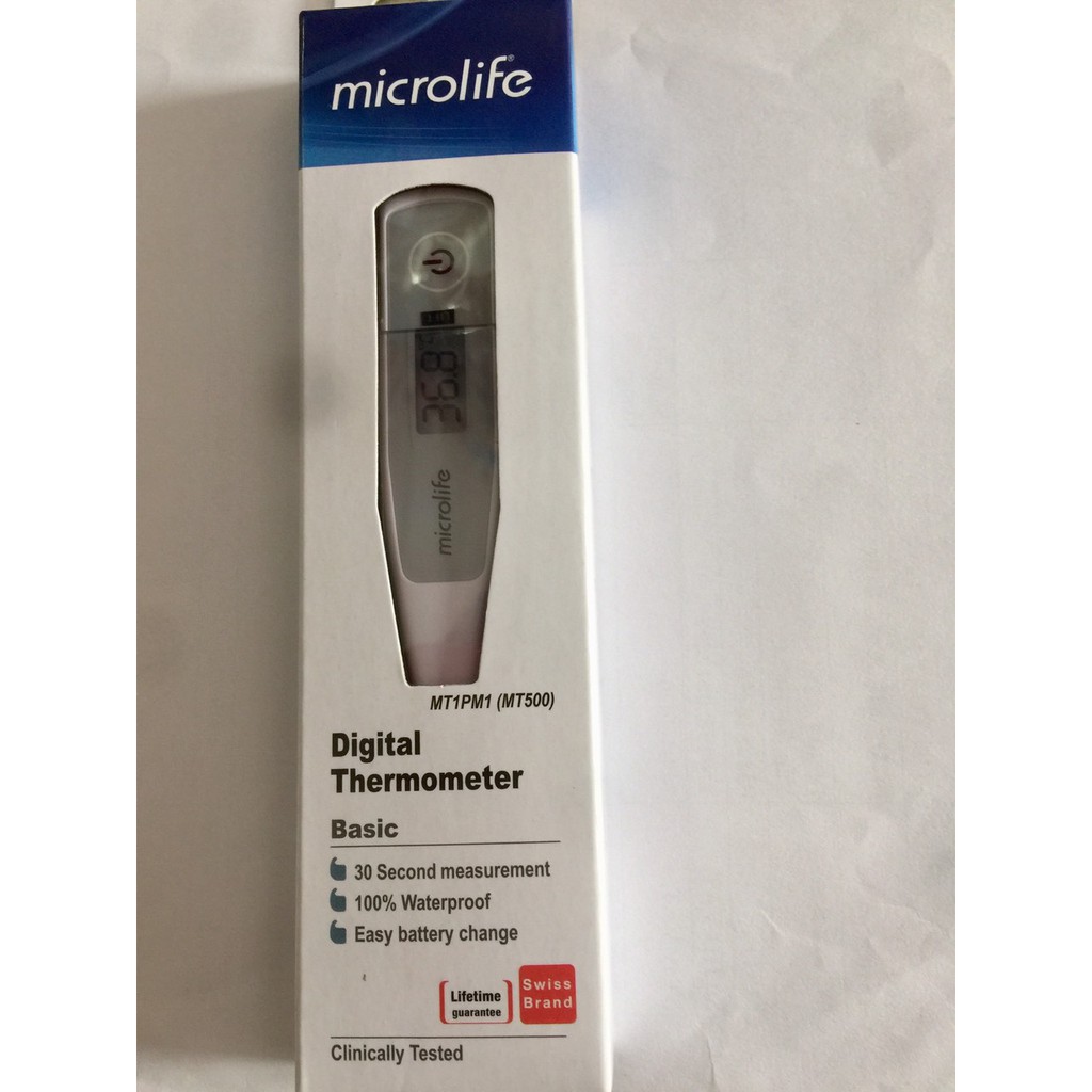 Nhiệt kế điện tử MICROLIFE MT500 - Cho kết quả nhanh chóng chỉ trong 30 giây
