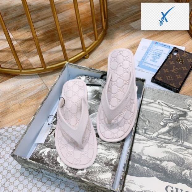 Xk(VIDEO) Dép Kẹp Nữ Nhựa Dẻo Gc In Vân Chìm Mềm Êm Fullbox Bill Túi Cao Cấp