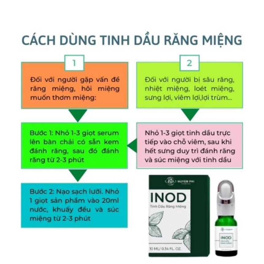 Tinh dầu hôi miệng inod huyền phi khử sạch mùi hôi miệng hết đau răng nhiệt miệng sâu răng - shop bách hóa cẩm long