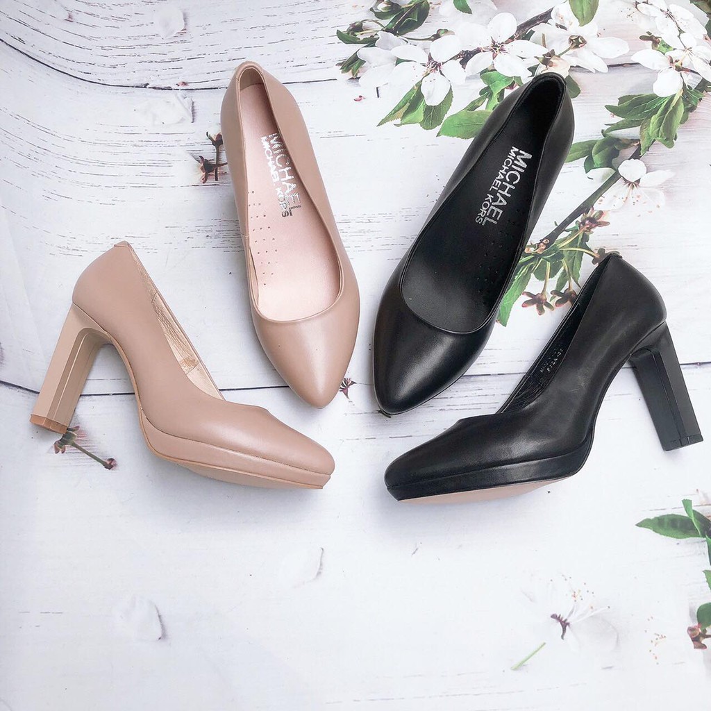 Giầy Cao Gót Da Thật 8cm VNXK