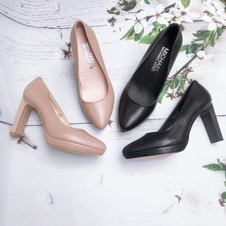 Giầy Cao Gót Da Thật 8cm VNXK