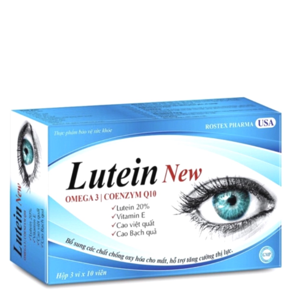 Viên uống bổ mắt LUTEIN NEW tăng cường thị lực – Hộp 30 viên