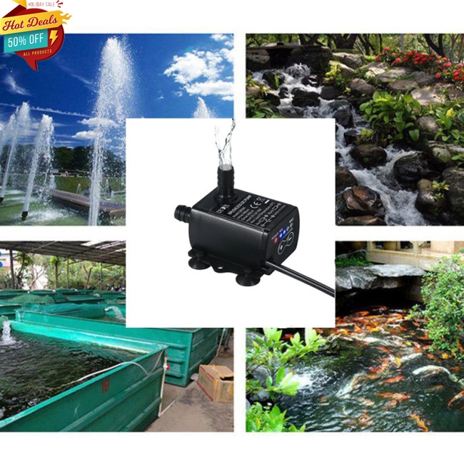 ⭐Ready Stock⭐Máy Bơm Nước Mini DC12V USB 5V 4 Chế Độ Không Chổi Than