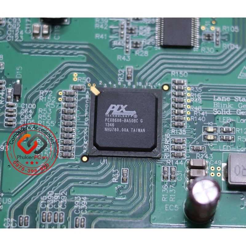 Card mở rộng PCI-E 4x GEN2 sang 4 USB 3.0 5Gb Chipset D720202