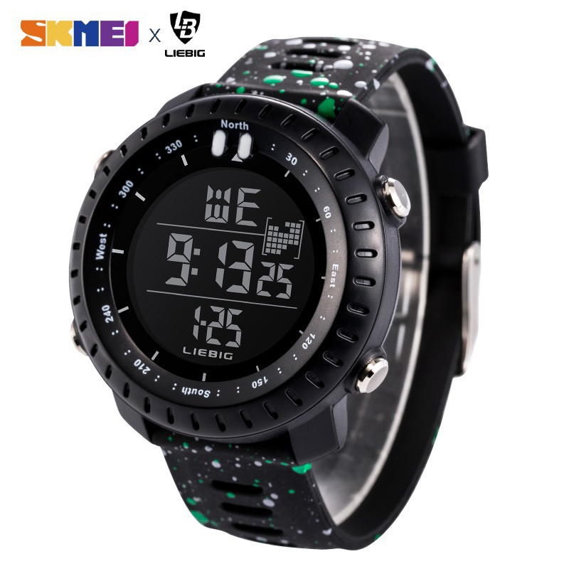 SKMEI A200927 Military Style Men's Digital Electronic Sports Watch Alarm Clock LED Backlight Waterproof and Shockproof