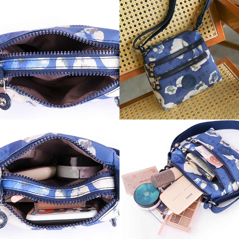 Túi Đeo Vai Vải Nylon Nylon Nhỏ Gọn Chống Nước Phong Cách Mới Hợp Thời Trang Giản Dị Dễ Phối Đồ