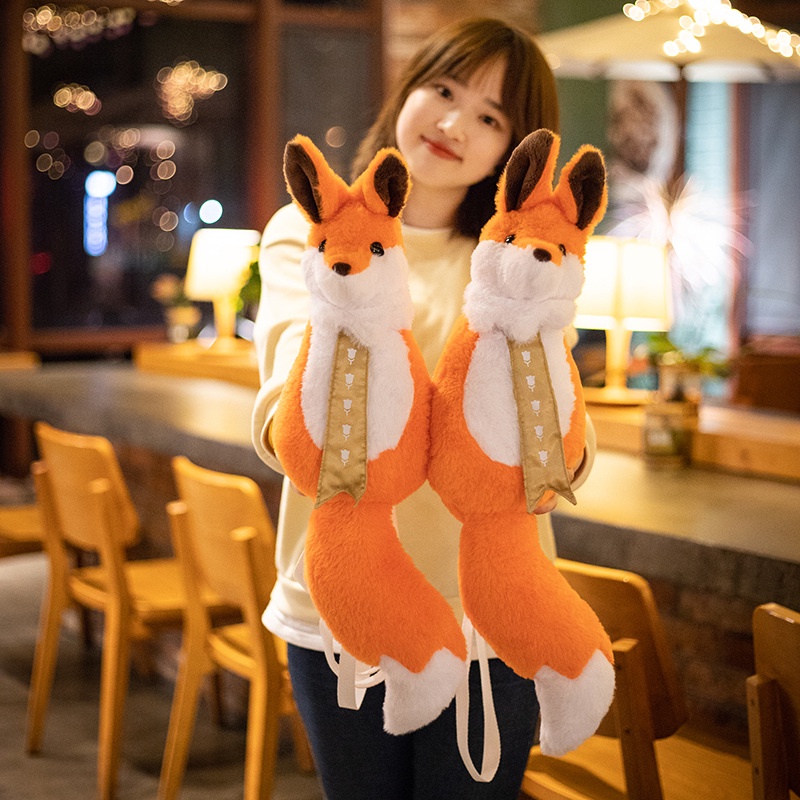 Gối Nhồi Bông Hình Chú Cáo Hoạt Hình Dễ Thương Cho Bé