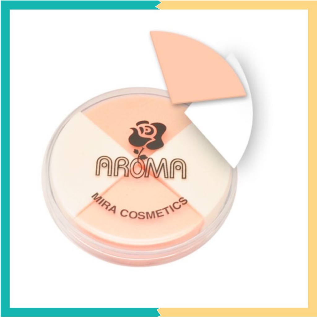 BÔNG PHẤN 4 MIẾNG AROMA
