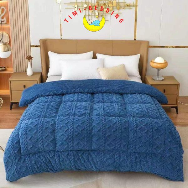 Chăn tafurong lông cừu tuyết nặng 4kg nhập khẩu, chính hãng kích thước 200 x 230 cm - Timibedding