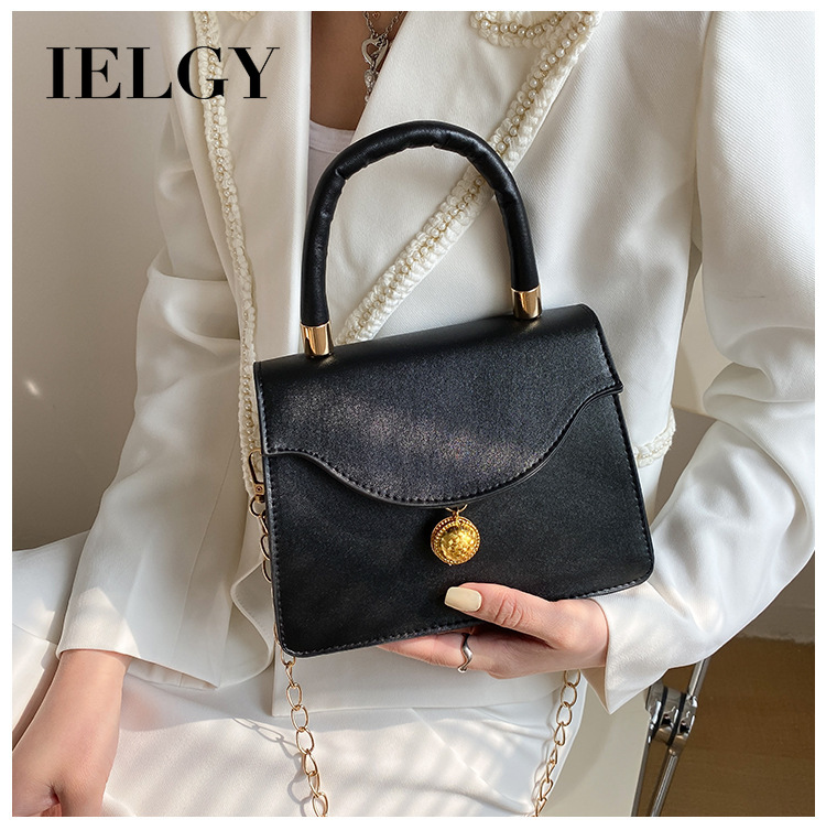 Túi đeo chéo IELGY phối dây mắc xích thời trang cho nữ