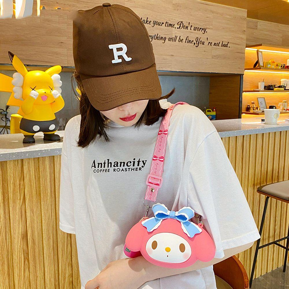 Túi Xách Đeo Vai Màu Cầu Vồng Hình Kuromi Kitty Thời Trang Làm Quà Sinh Nhật
