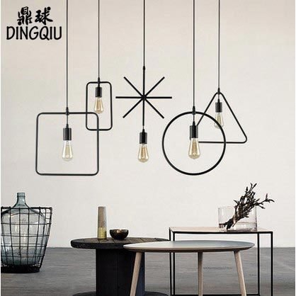 Đèn Treo Tường Thiết Kế Hình Học Nghệ Thuật Sáng Tạo