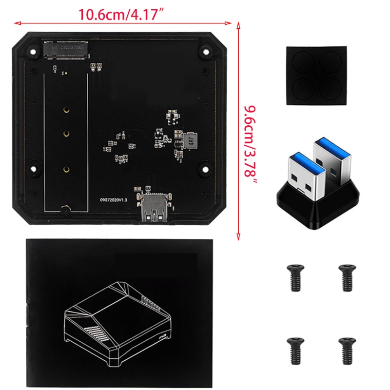 Đầu Chuyển Đổi Usb 3.0 Sang M.2 Sata Ssd Cho Raspberry Pi 4