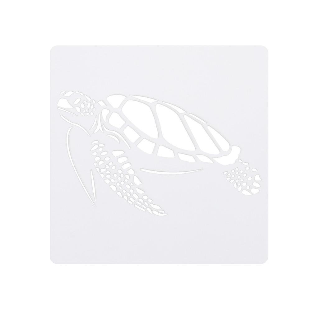 CHOOKEY Bộ 16 Khuôn Tô Màu Hình Động Vật Biển