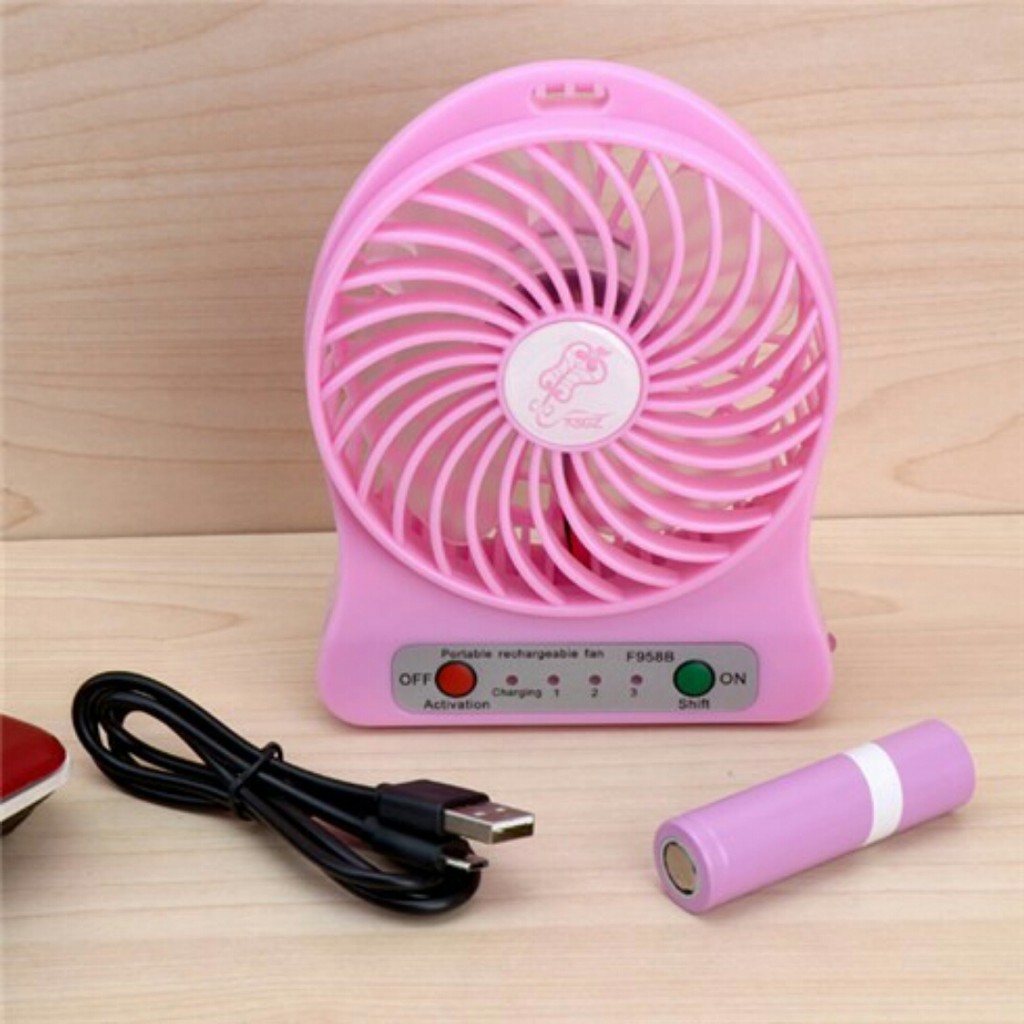 QUẠT SẠC CẦM TAY 3 CHẾ ĐỘ GIÓ | BigBuy360 - bigbuy360.vn