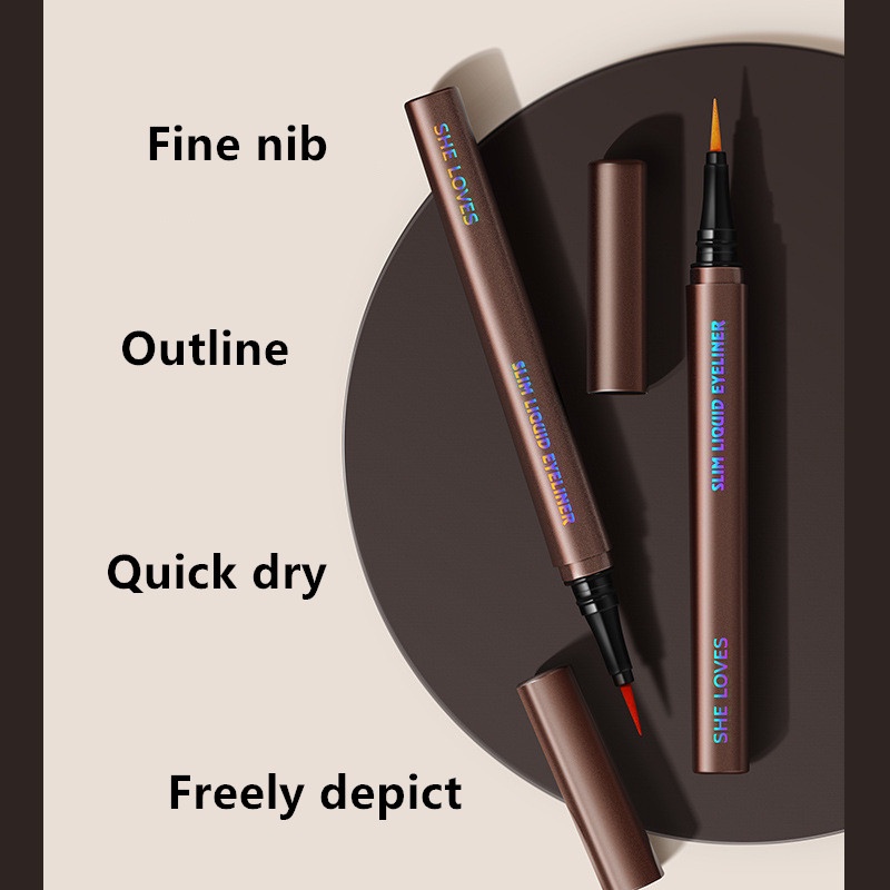(Bán Buôn Sỉ) Bút Kẻ Mắt SHELOVES Vỏ chocolate Chống Thấm Nước Lâu Trôi Trang Điểm Chuyên Nghiệp